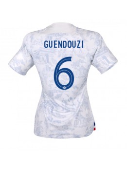 Frankreich Matteo Guendouzi #6 Auswärtstrikot für Frauen WM 2022 Kurzarm